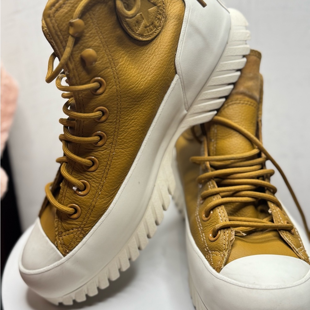 Converse Mustard Yellow High-Tops